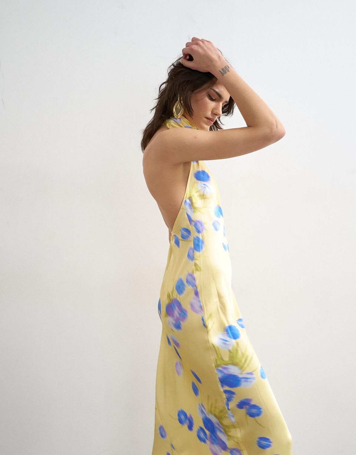 Tsvina Halter Neck Midi Dress Wvn