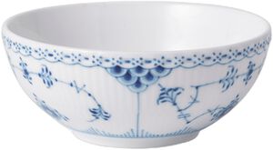 Musselmalet Halvblonde skål 50 cl