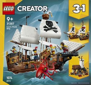 Ikonisk piratskib 31387