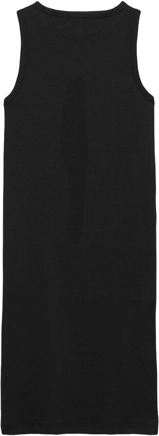 RIB SLEEVELESS DRESS