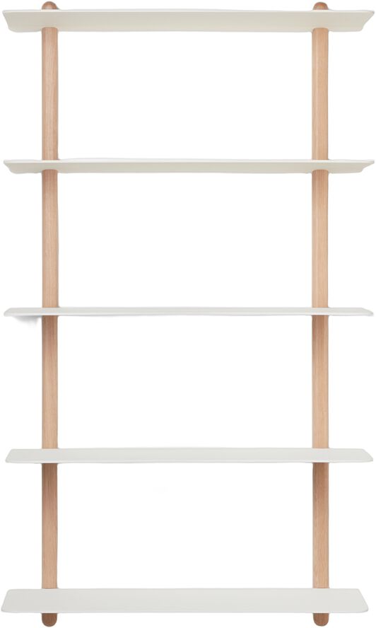 Nivo hylde stor E lys eg/ hvid