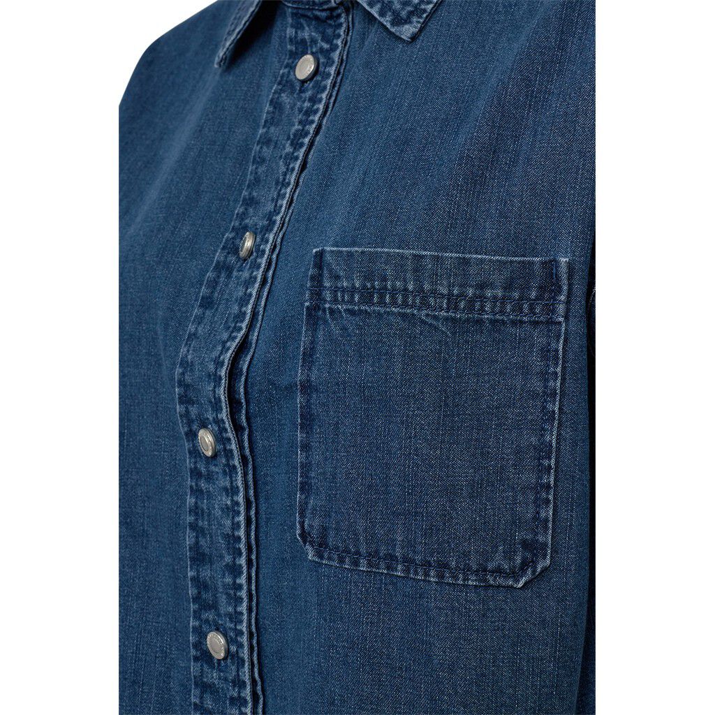 IVY-Malika Uta Oversize Shirt Mid Blue