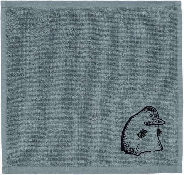 Moomin Arabia håndklæde 25x25 Måren grå GOTS