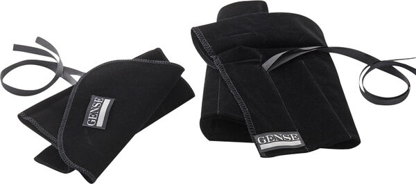 Bestikkpose for 12 deler stor Gense Svart