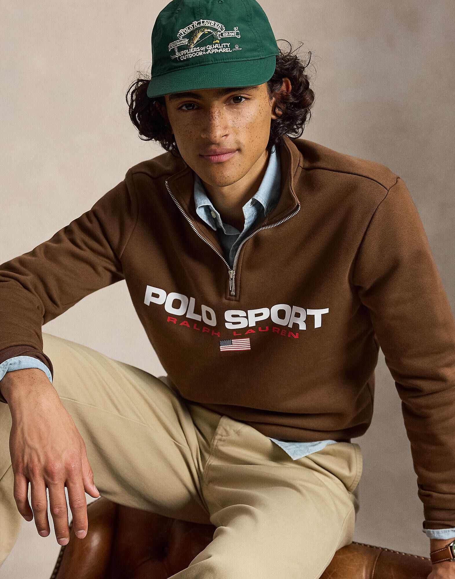 Polo Sport Fleece Quarter-Zip Sweatshirt