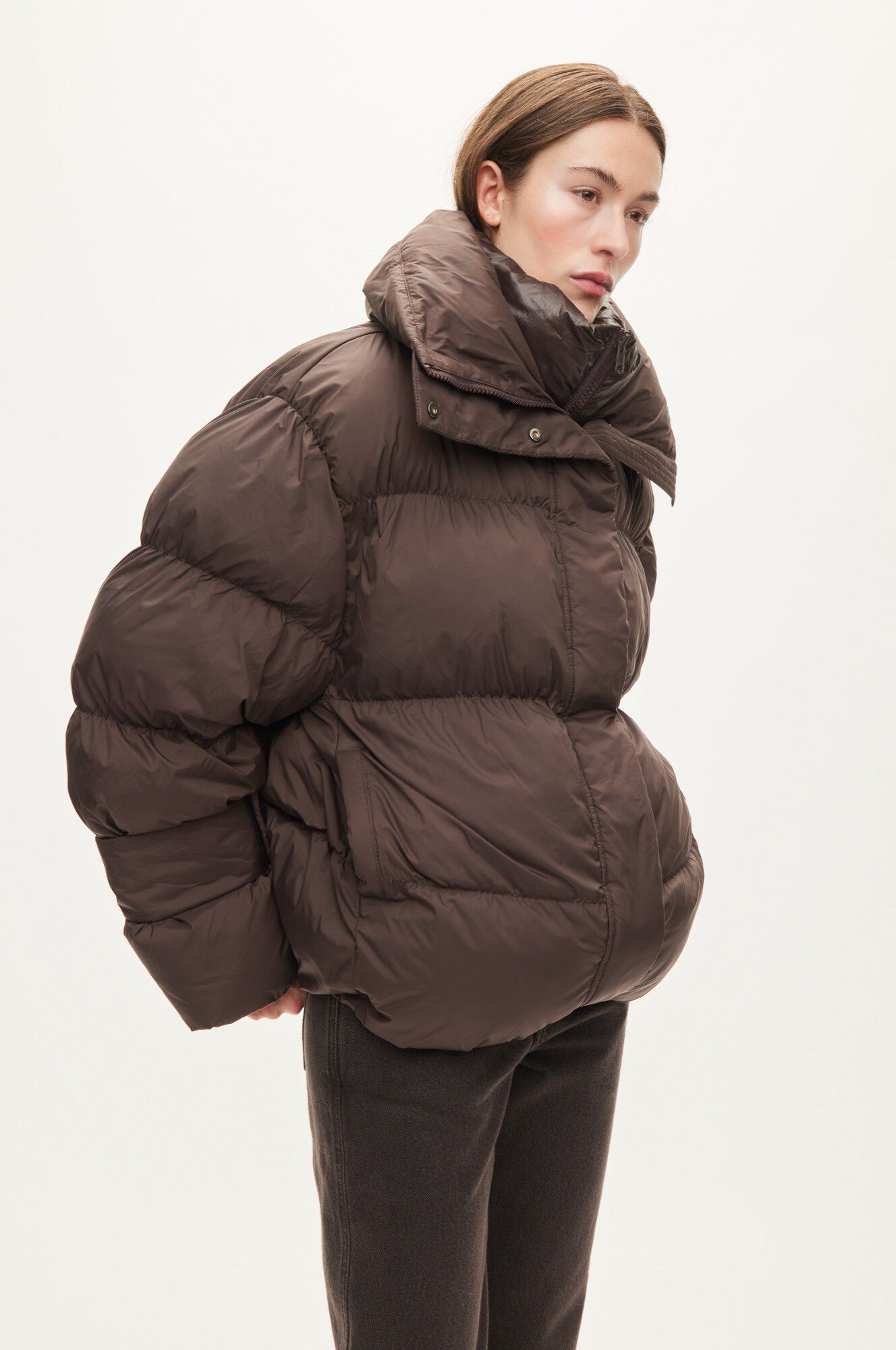 Aki double Collar Jacket