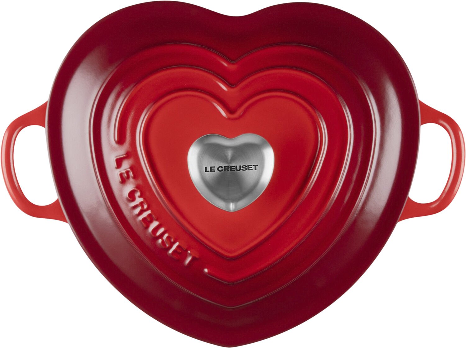 Hjerte Fad Cerise 20cm m/l