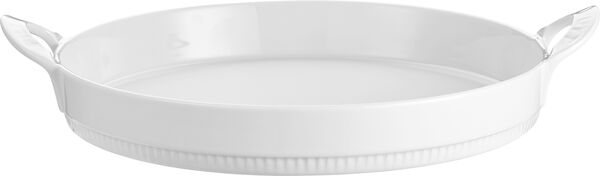 "Fat runt Toulouse 1,4 liter 27 x 4 cm Vit"