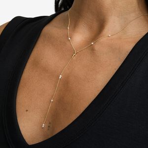 ERON Y-necklace gold-plated