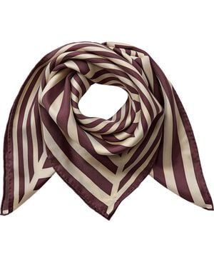 Geometric Scarf 100% Silk - 61x61cm