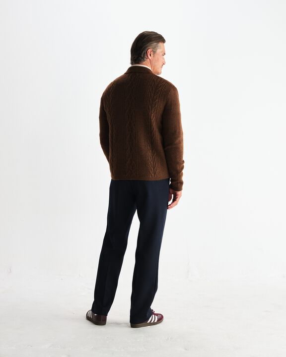 FRIAR ZIP KNIT JACKET