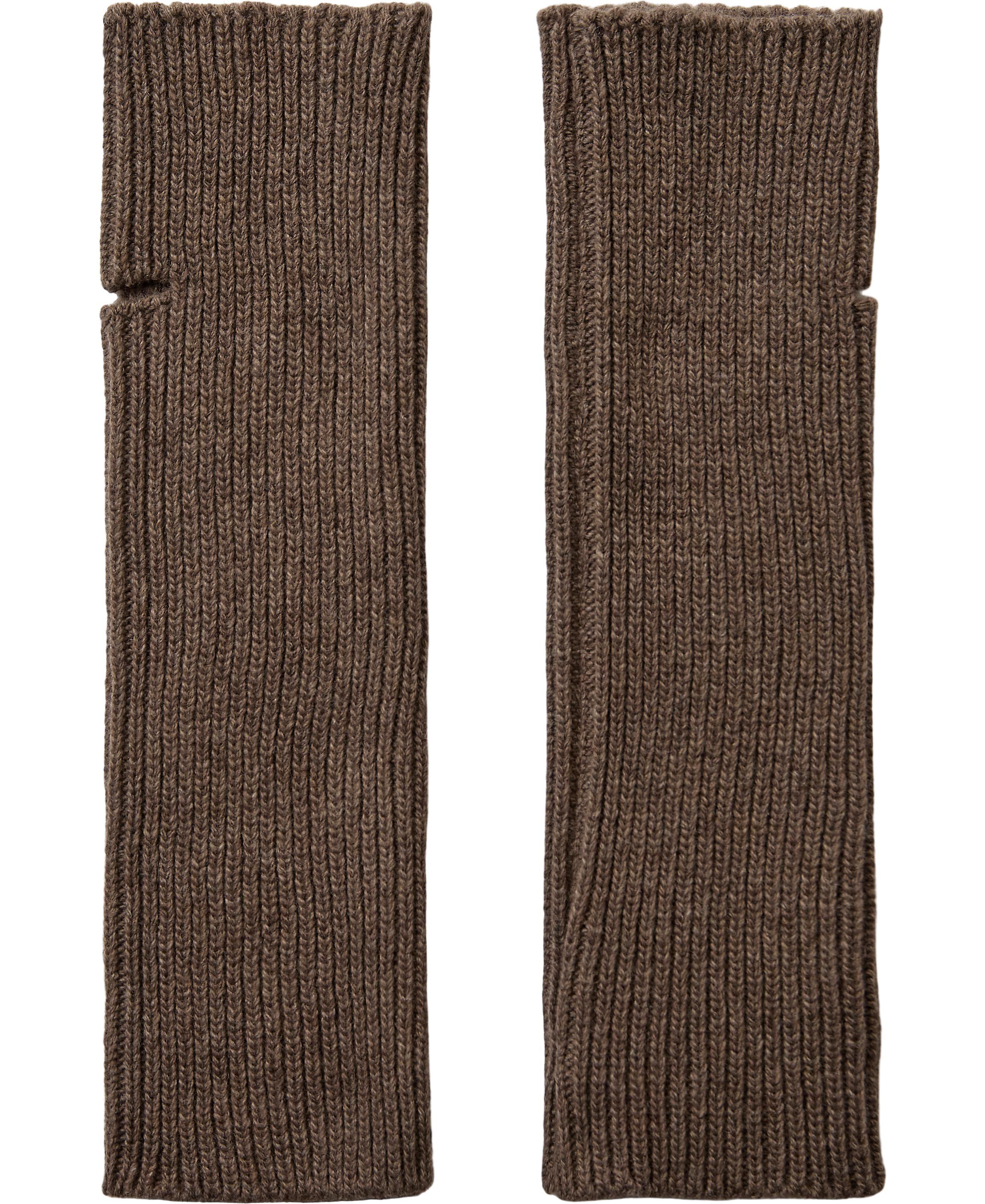 Fingerless Glove Solid Beige