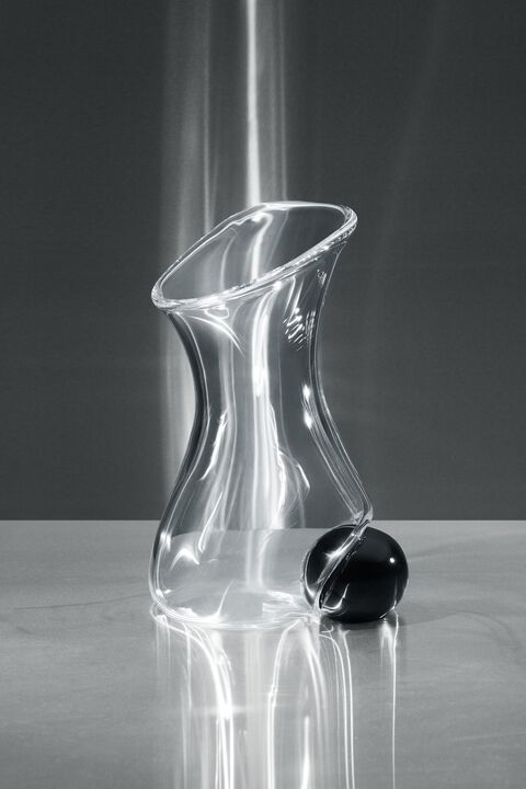 Silhouette Vase H36 cm klar