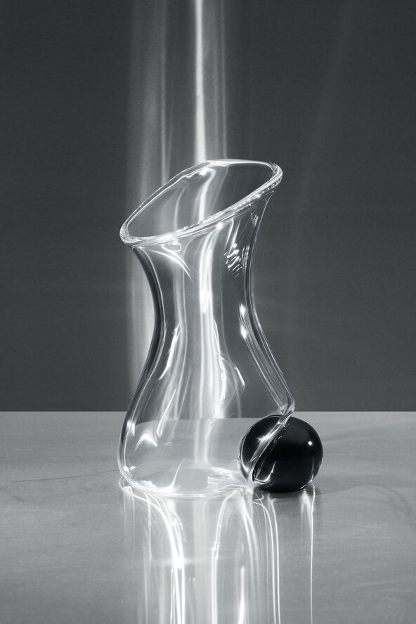 Silhouette Vase H36 cm klar