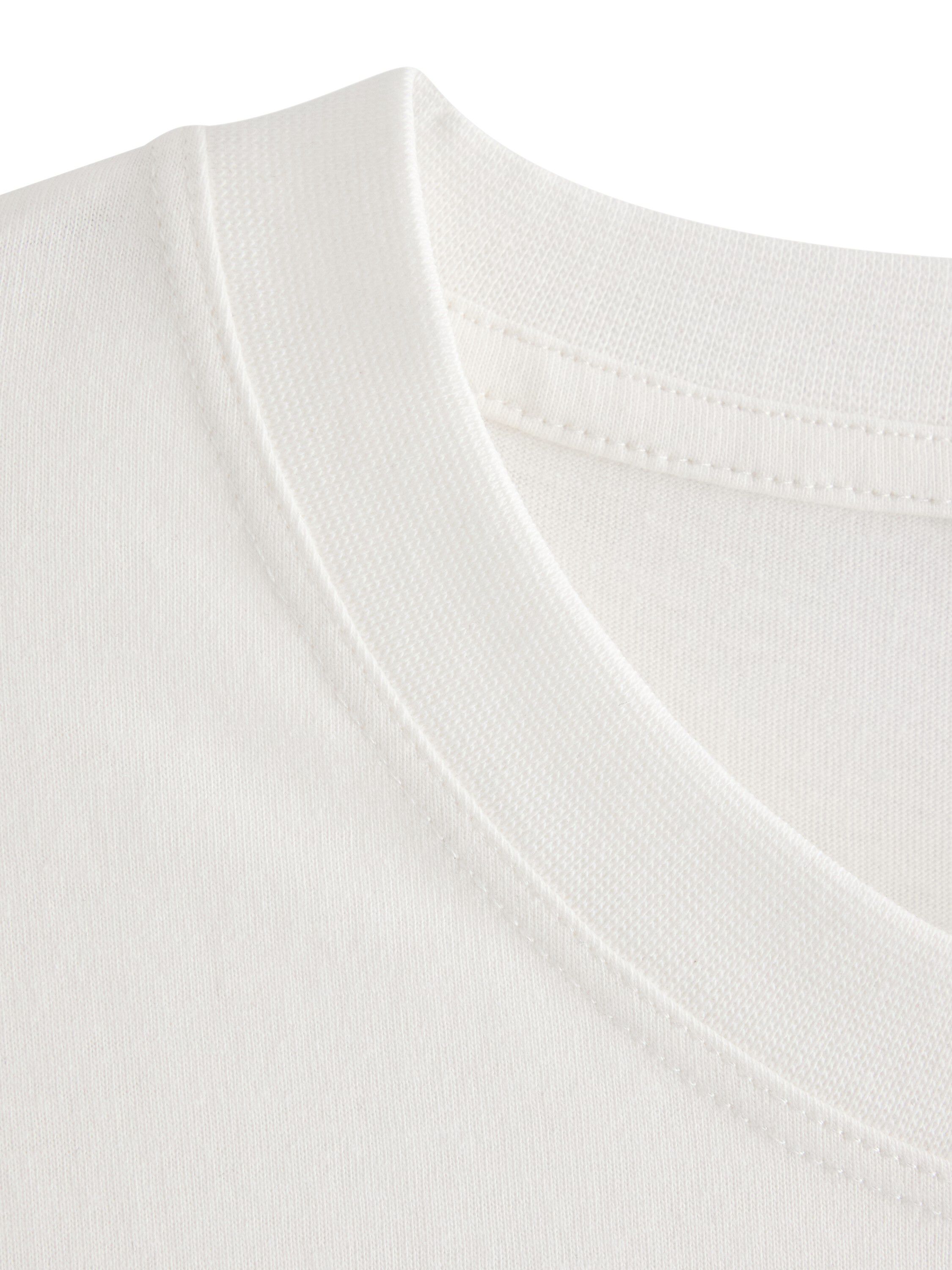 Kort&aelig;rmet T-shirt i bl&oslash;d bomuldsjer