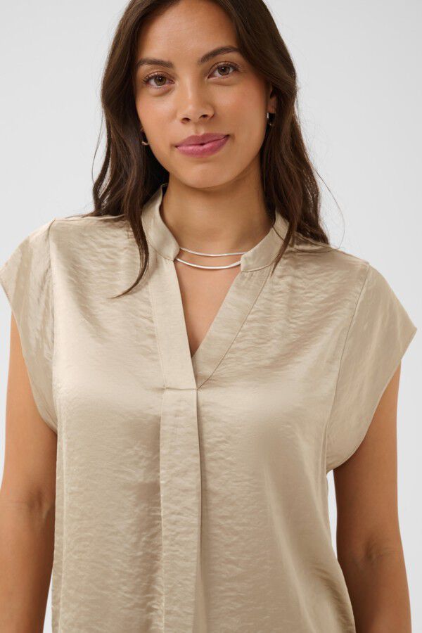 PananSZ Cap Sleeve Blouse