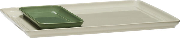 Amare Bakke Sand/Grøn sæt af 2