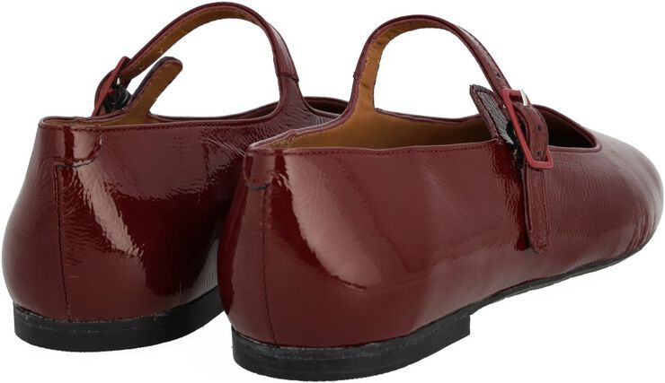 Mary Jane ballerina med moderat fir