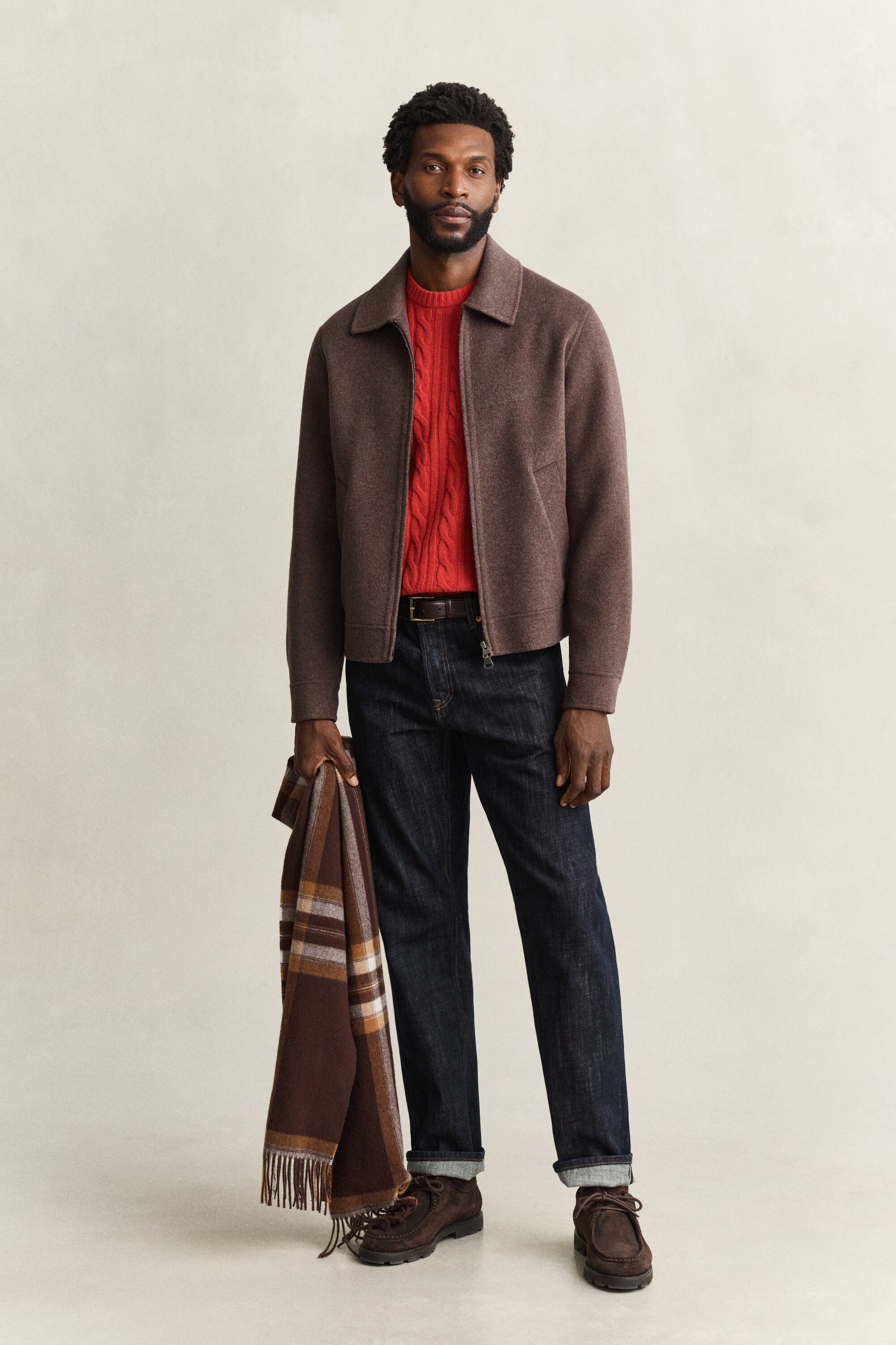 LAMBSWOOL CABLE C-NECK