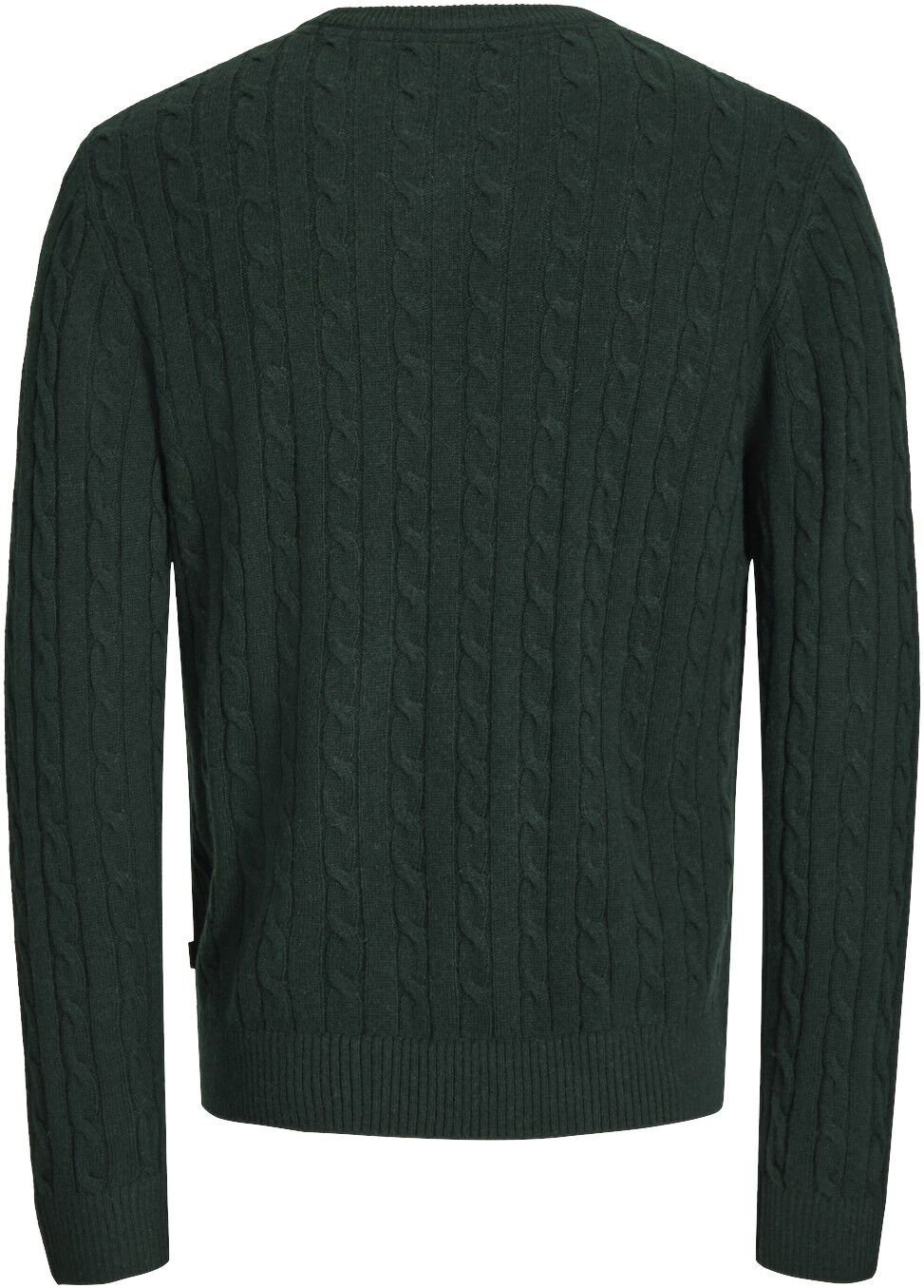 Jprblulambswool Knit Cable Crew Neck