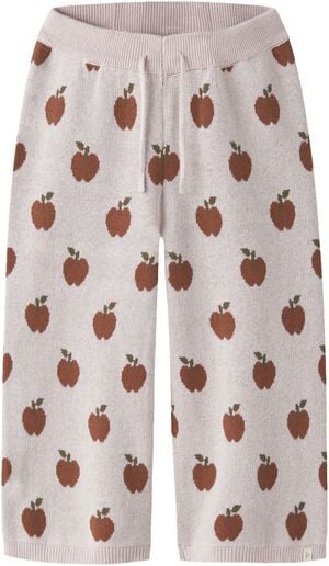NMFLULIO WIDE KNIT ANCLE PANT LIL