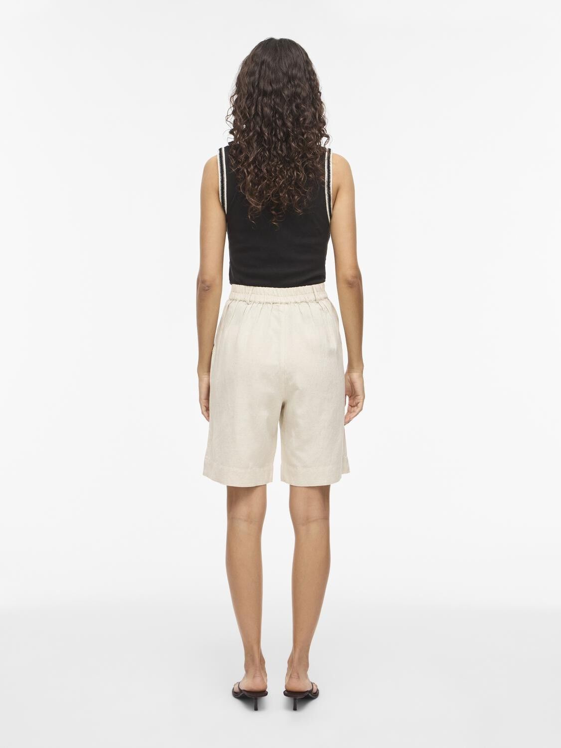 Viprisilla Hw Bermuda Shorts/Vol - Noos