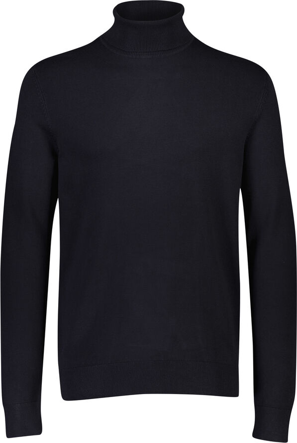 Ecovero L/S roll neck knit