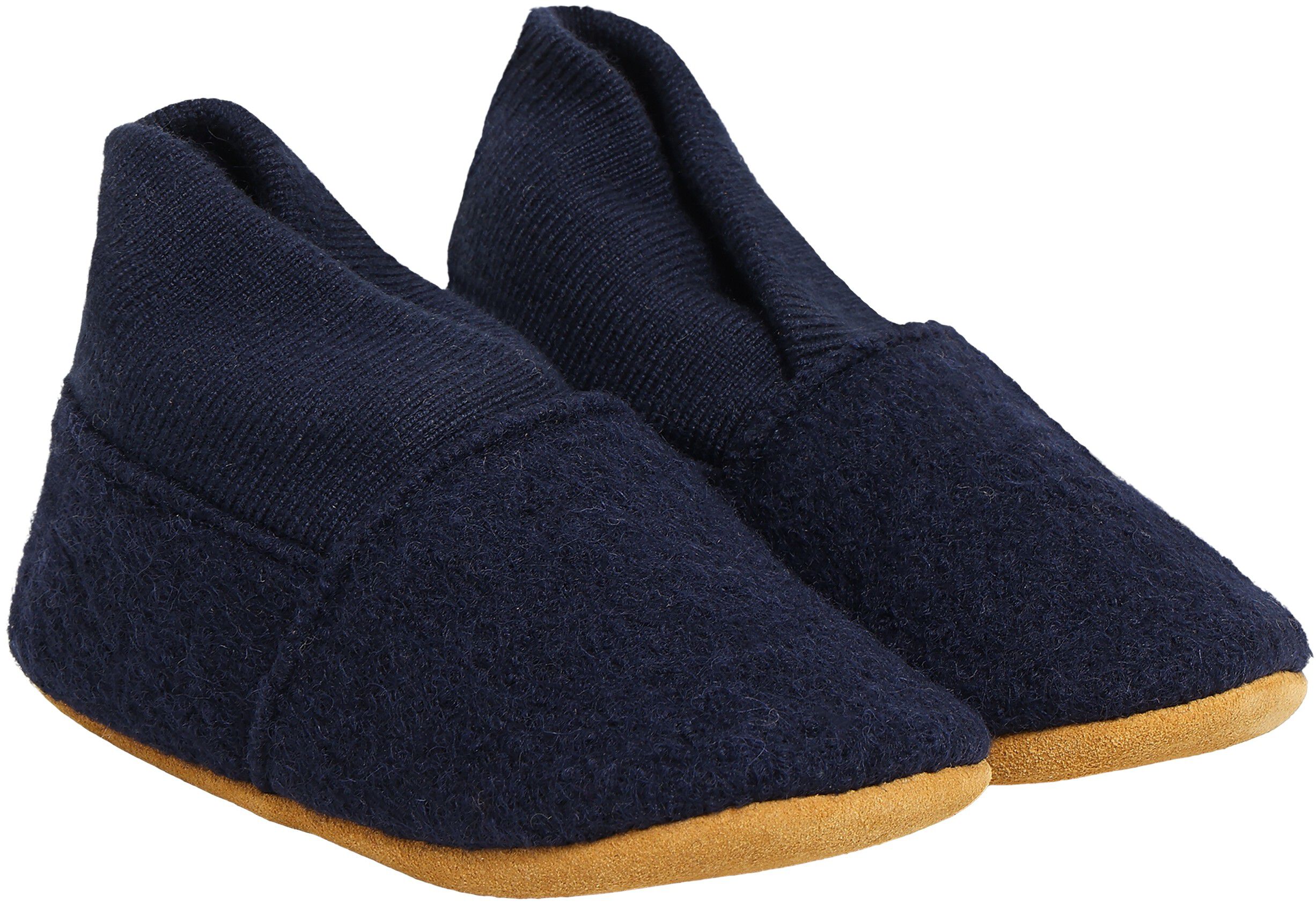 Wool Slippers w. Rib