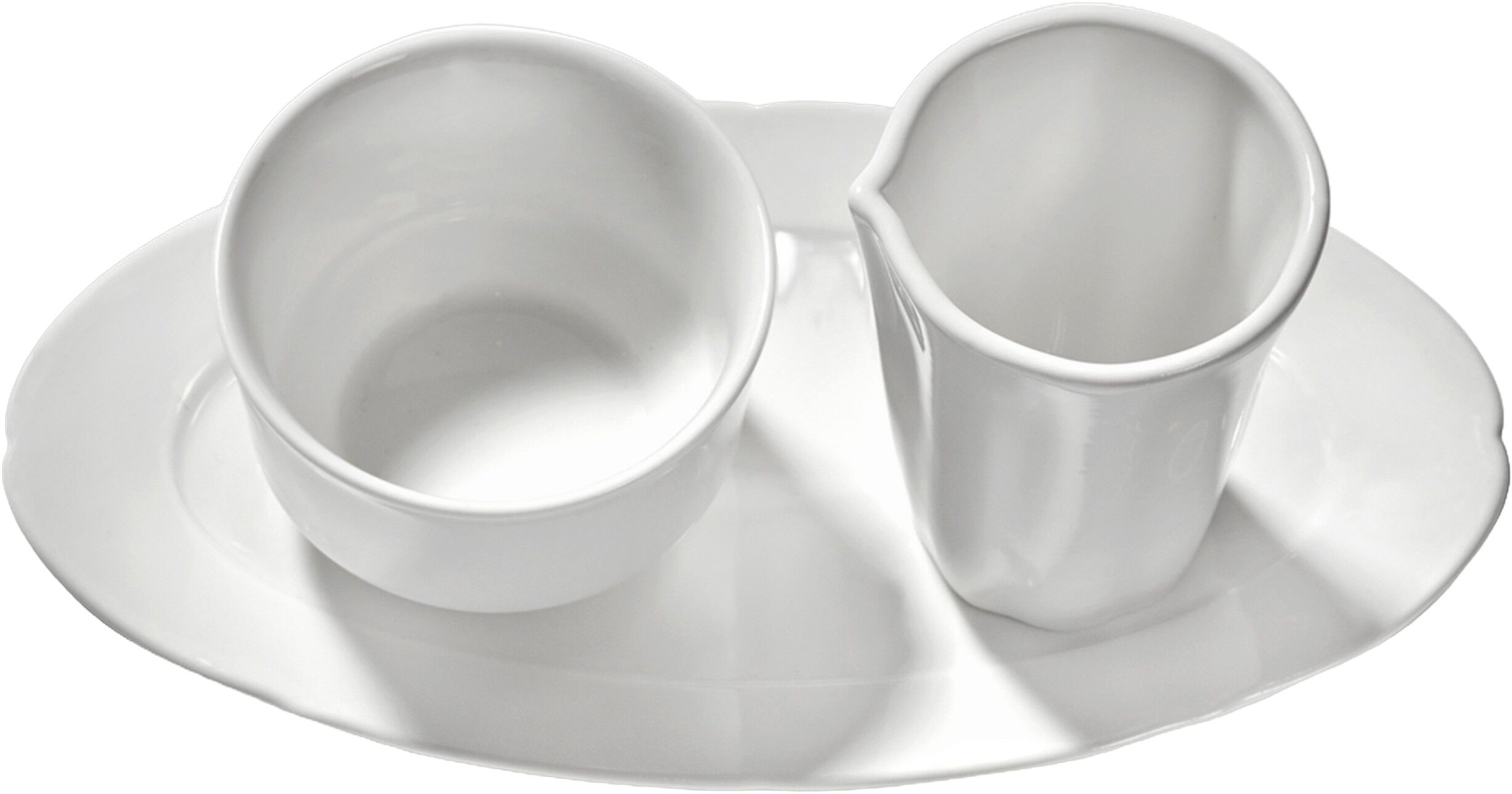 MILK JUG WHITE SILHOUETTE