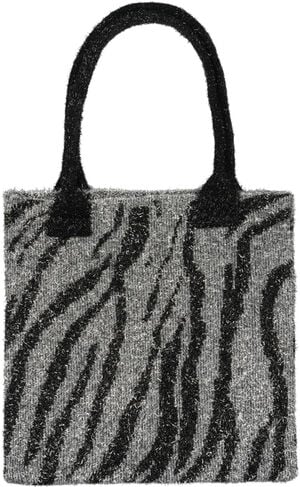 Zebra Glitter Bag