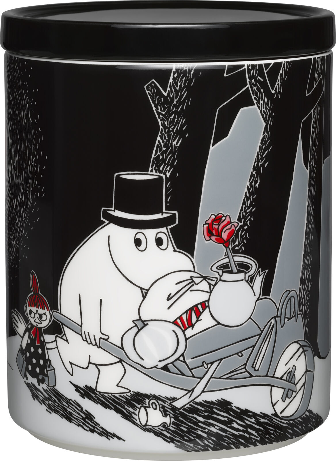 Mumi flytter 1,2l krukke