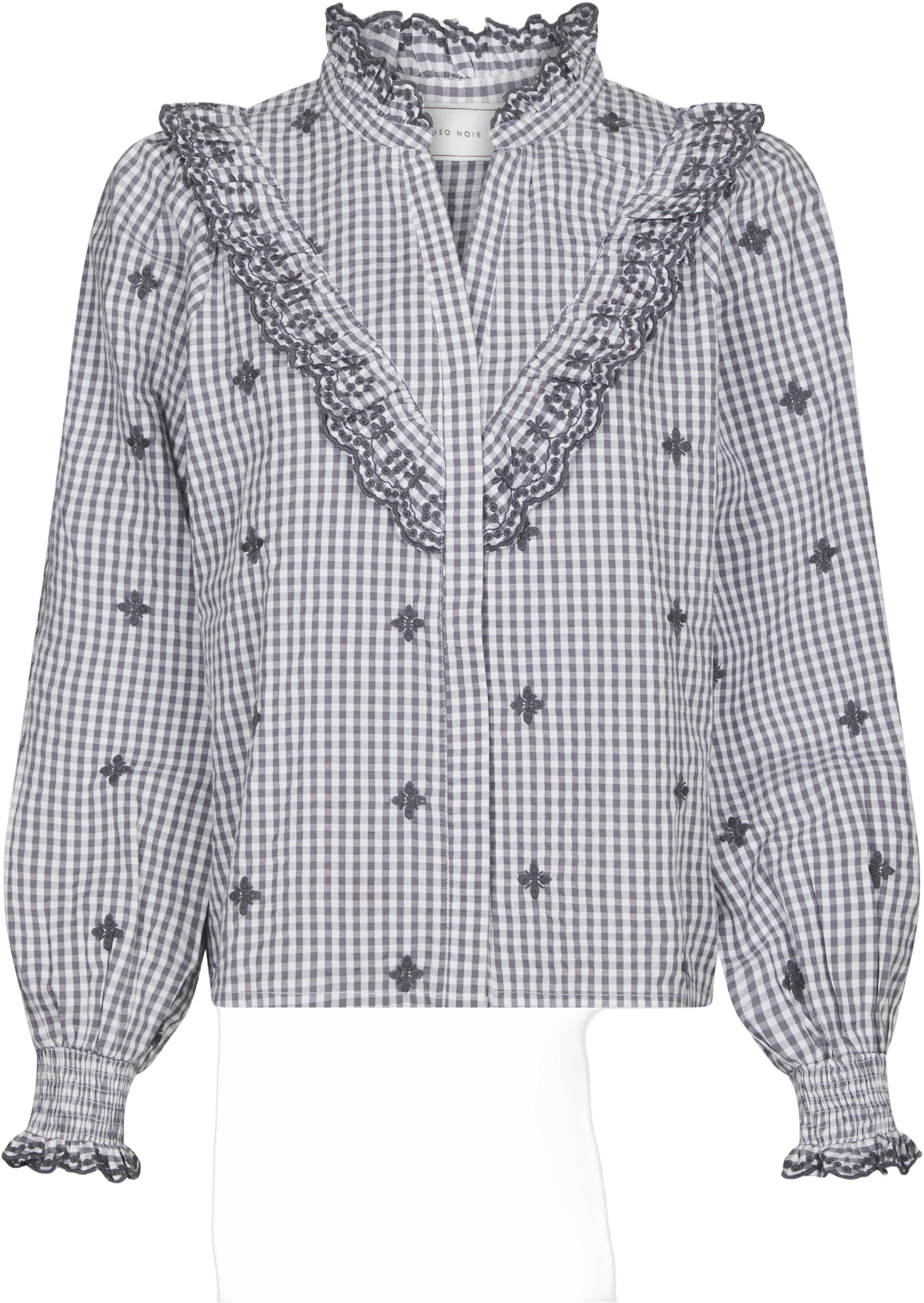 Degas Check Blouse