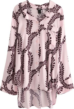 Let langærmet skjorte med en lidt l