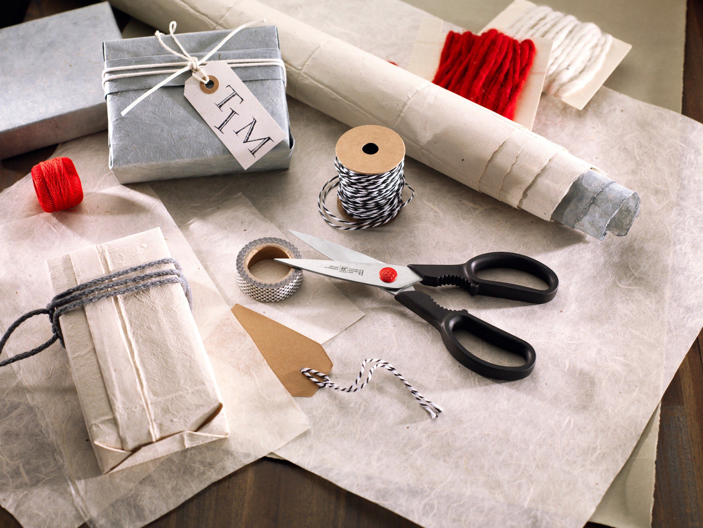 TWIN L Multisaks 20 cm, Rustfrit st&aring;l