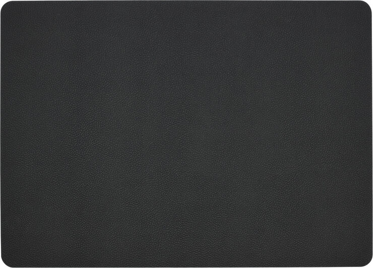 Spisebrikke 46 x 33 cm 4 stk. Svart/Kremfarget