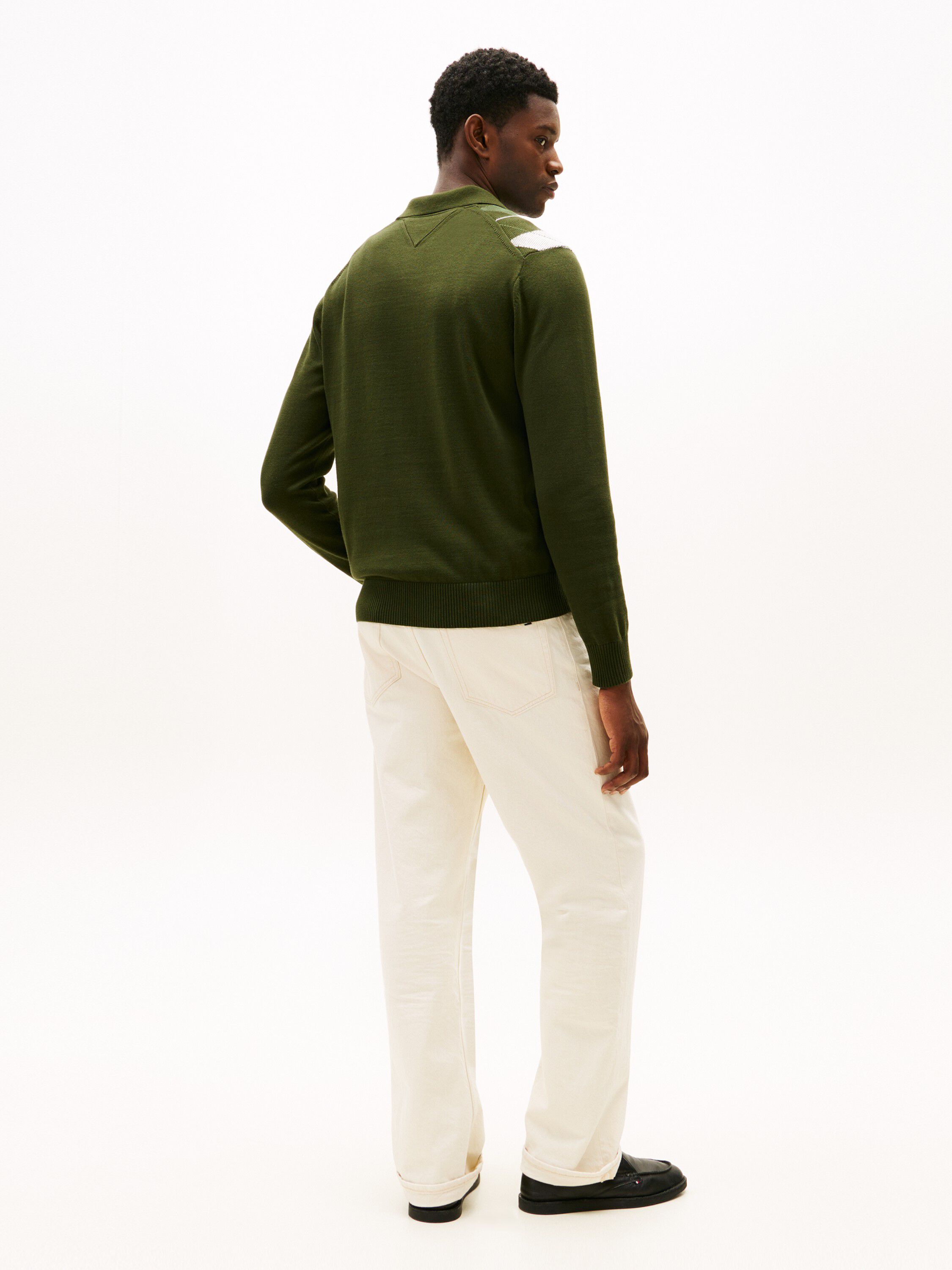 Argyle Rugby Collar Jumper