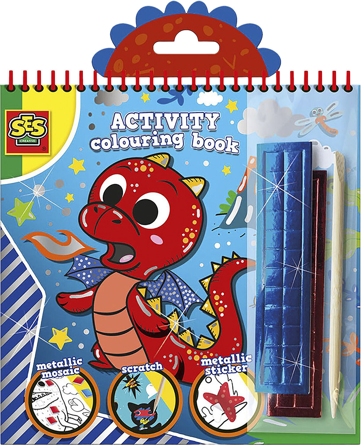 SES Creative - Male- og aktivitetsbog - Mosaik