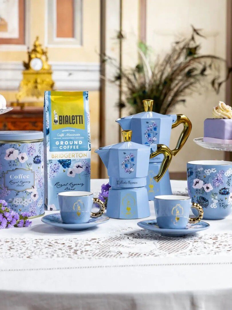 Moka Bridgerton Espressokande, 3 kop Bialetti