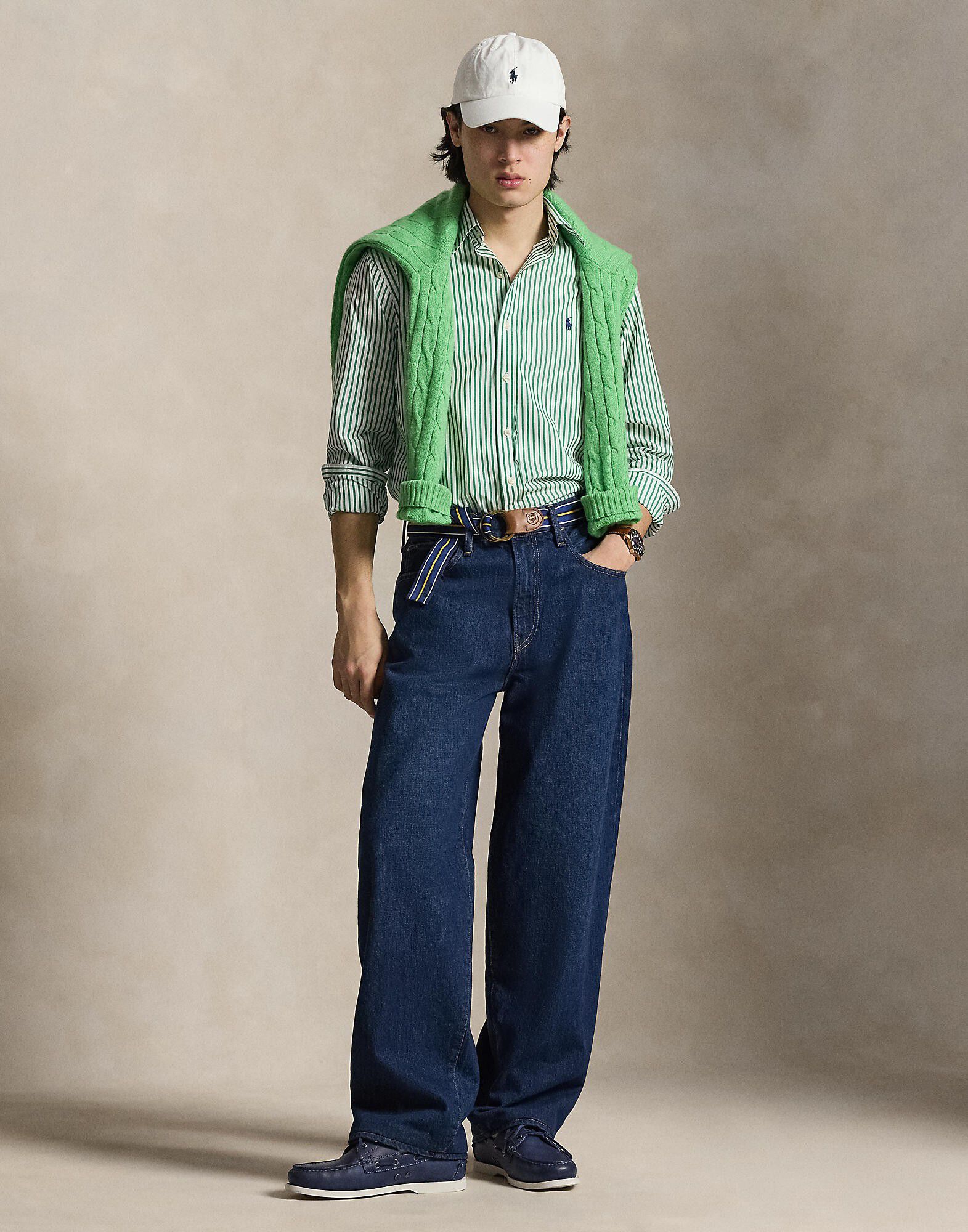 Custom Fit Striped Broadcloth Shirt