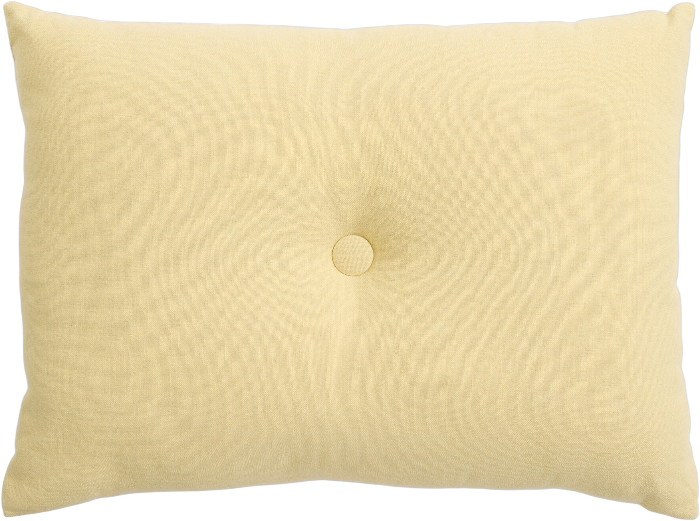 Dot Cushion-Linen-Soft yellow
