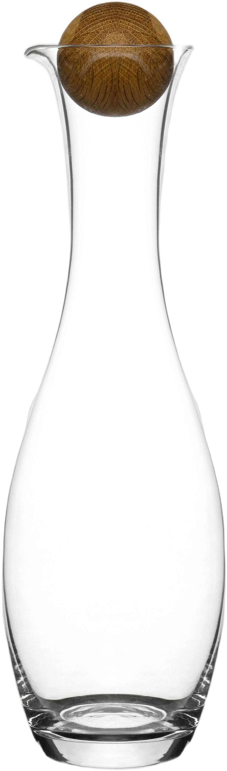 Nature carafe/bottle with oak stopper
