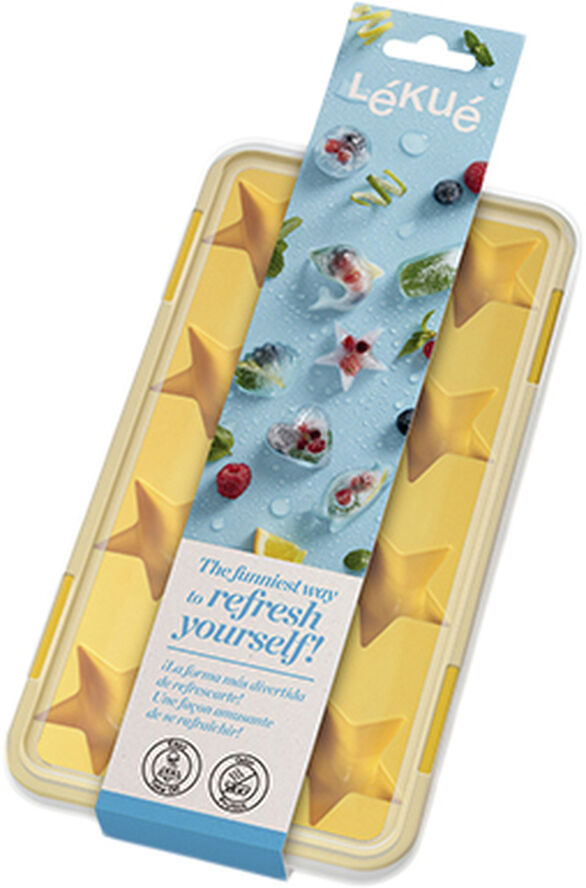 Isterningform Stjerne gul