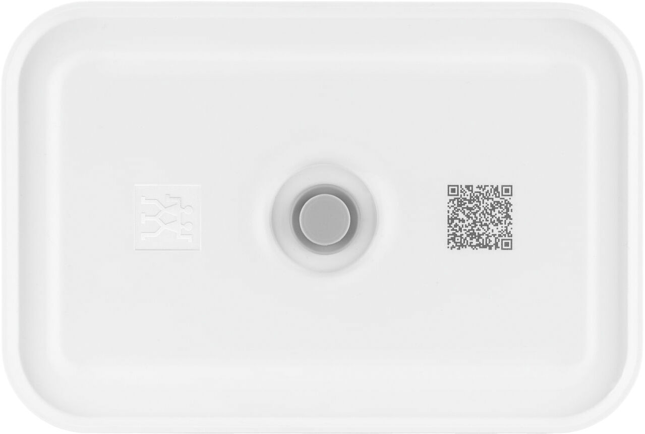 FRESH & SAVE Vakuum madkasse, semitransparent/gr&aring;, Str L