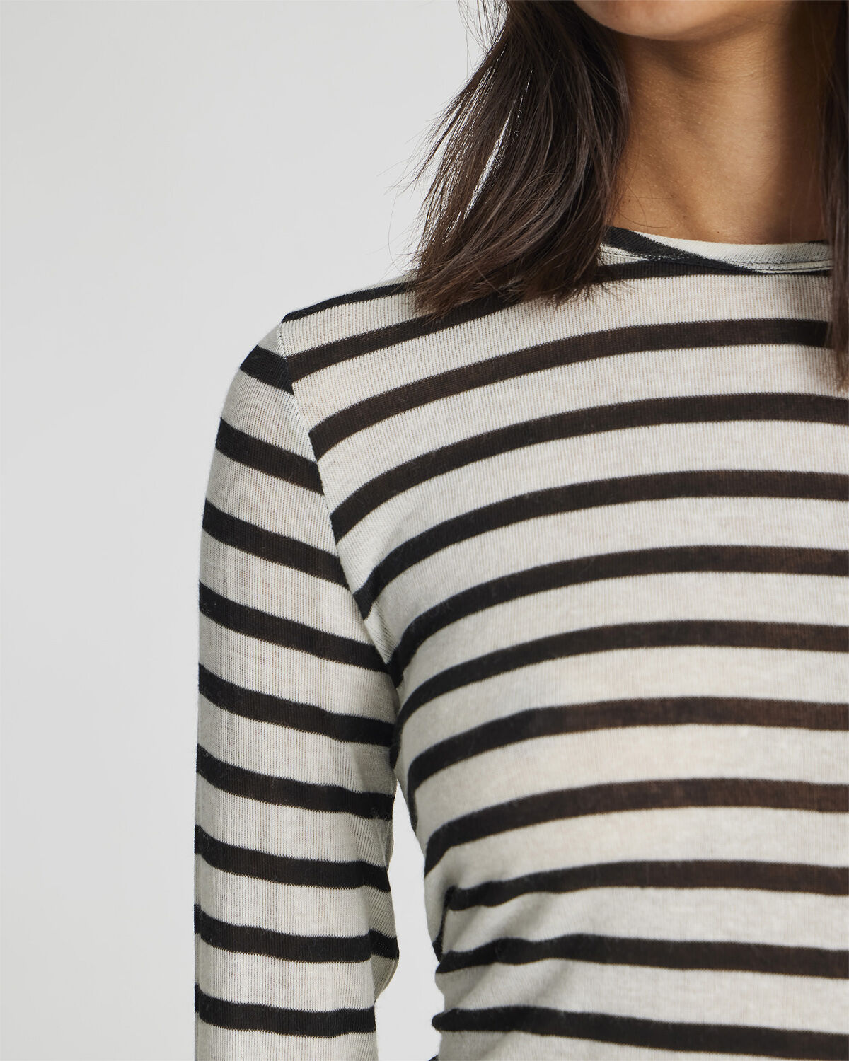 Thyra L/S Sailor Wool Top