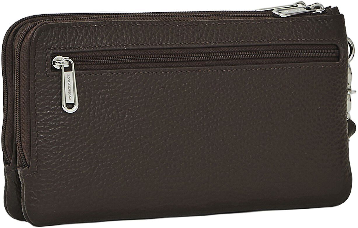 MELLOW LEATHER POUCH / ESPRESSO