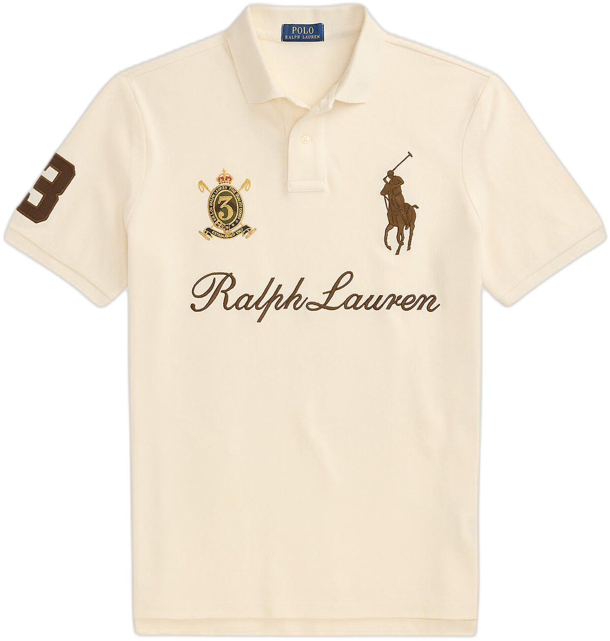 Classic Fit Big Pony Mesh Polo Shirt