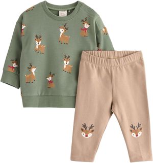 2-delt sæt med en sweatshirt og mat