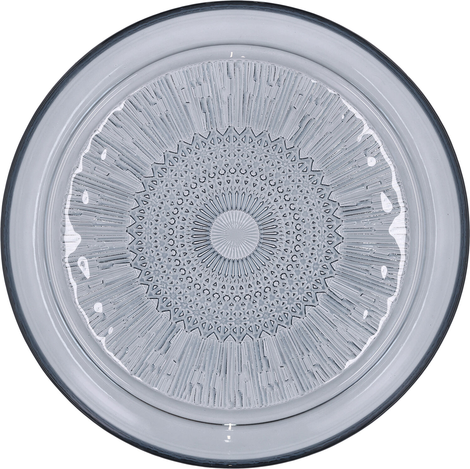 Glasstallerken Kusintha 25 cm Bl&aring;