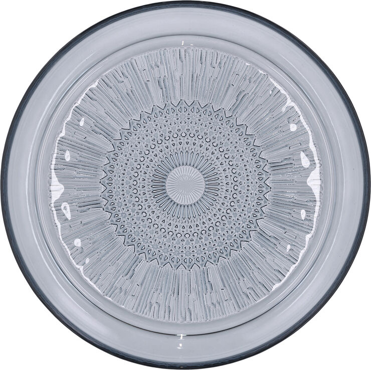 Glasstallerken Kusintha 25 cm Blå