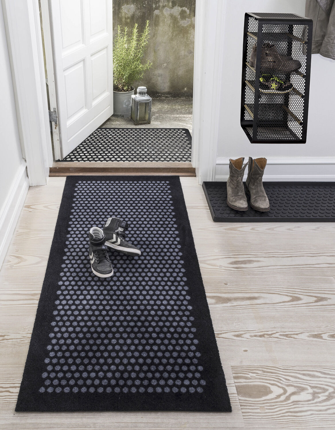 Skobakke i gummi 88x38 cm.